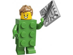 LEGO® 71027 Minifigurka Kostým zelená kostka