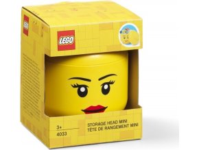 LEGO Box hlava dívka (holka) velikost mini