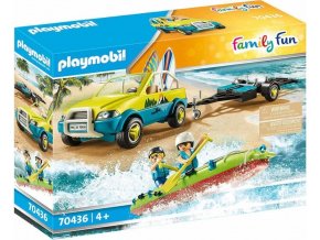 PLAYMOBIL® 70436 Plážové auto s přívěsem pro kánoi