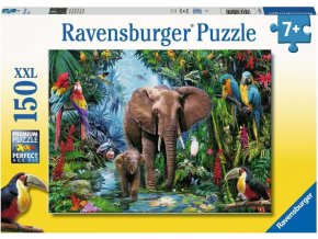 Ravensburger 12901 Puzzle Safari zvířata XXL 150 dílků