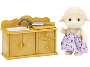 Sylvanian Families 5141 Ovčí sestřička a kuchyňský set