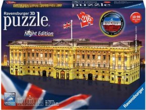 Puzzle 3D  Buckinghamský palác noční edice 216 dílků