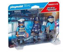 PLAYMOBIL 70669 Set figurek Policie