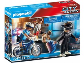 PLAYMOBIL® 70573 Policejní kolo: Pronásledování kapsáře