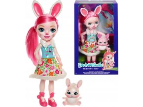 ENCHANTIMALS Panenka se zvířátkem Bree Bunny a Twist 30cm