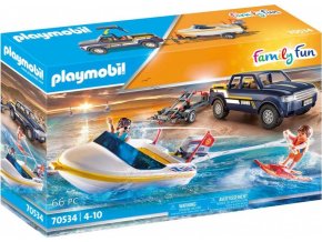 PLAYMOBIL® 70534 Pick-up s motorovým člunem
