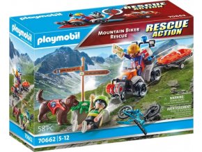 PLAYMOBIL® 70662 Horský záchranář s cyklistou