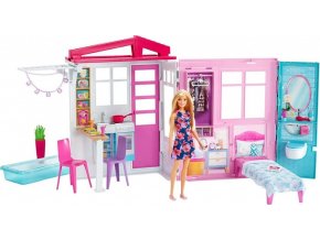 Barbie Útulný dům s panenkou Barbie