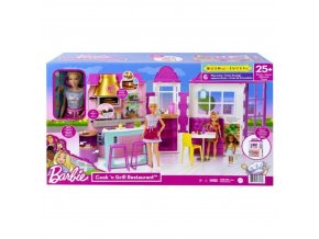 Mattel Barbie Restaurace s panenkou, herní set