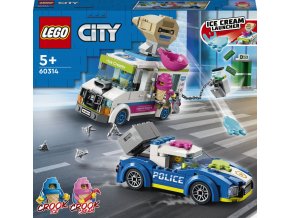 LEGO® City 60314 Policejní honička se zmrzlinářským vozem