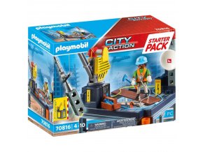 PLAYMOBIL® 70816 Stavba s lanovým navijákem