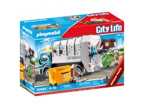 PLAYMOBIL® 70885 City Life Popelářské auto s blikajícím světlem