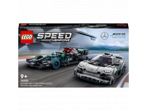 LEGO® Speed Champions 76909 Mercedes-AMG F1 W12 E Performance a Mercedes-AMG Project One