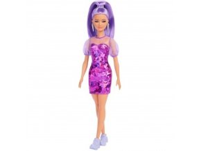 Barbie modelka 178 zářivě fialové šaty