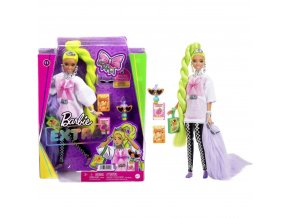 Barbie Extra Neonově zelené vlasy