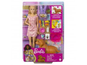 Barbie® Novorozená štěňátka blondýnka