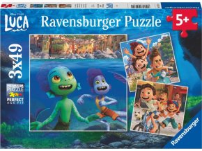Ravensburger 55715 Disney Pixar: Luca 3x49 dílků