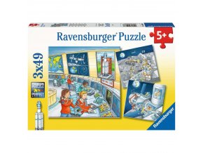 Ravensburger 05088 Puzzle Astronauti 3x49 dílků