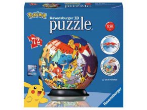 Ravensburger 11785 PuzzleBall Pokémon 72 dílků
