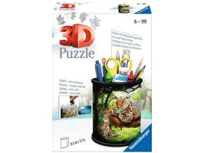 Ravensburger 11263 Puzzle 3D Stojan na tužky Levharti 57 dílků