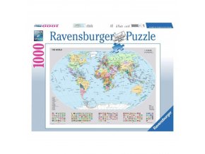 Ravensburger 15652 Puzzle Politická mapa světa 1000 dílků