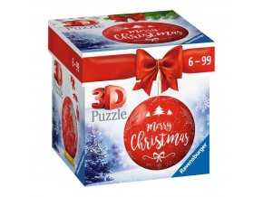 Ravensburger 11268 Puzzleball Merry Christmas 54 dílků