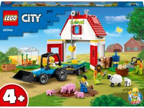 LEGO® City 60346 Stodola a zvířátka z farmy