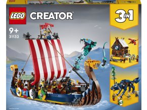 LEGO® Creator 31132 Vikingská loď a mořský had