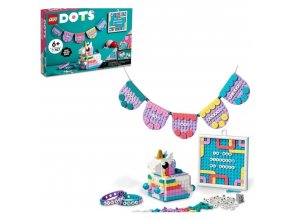 LEGO® DOTS™ 41962 Tvořivá rodinná sada – jednorožec