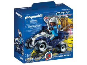 PLAYMOBIL® 71092 Policejní rychlostní čtyřkolka