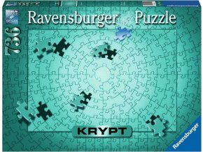 Ravensburger 17151 Krypt Puzzle Metalická mátová 736 dílků