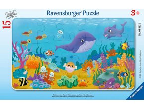 Ravensburger 05632 Puzzle Zvířata pod mořskou hladinou 15 dílků