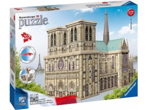 3D Puzzle Notre Dame, 324d. Ravensburger