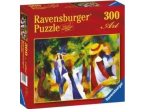 Puzzle Macke: Dívky pod stromy 300d. Ravensburger