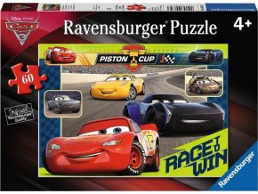 Puzzle Disney Auta: Závod začíná 60 dílků, Ravensburger