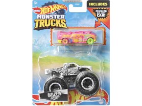 Hot Wheels® Monster Trucks s angličákem Skeleton Crew