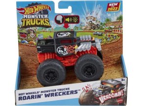 Hot Wheels® Monster Trucks Svítící a rámusící vrak BONESHAKER