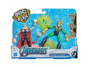Avengers figurka Bend and Flex THOR vs LOKI