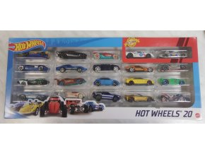 Hot Wheels Sběratelská kolekce 20 angličáků, Mattel H7045
