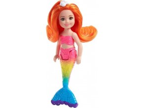 Barbie Chelsea Mořská panna - oranžové vlasy