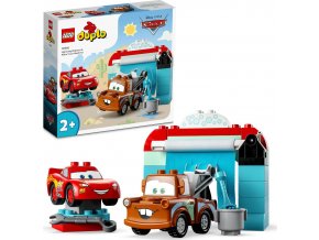 LEGO® DUPLO® Disney 10996 Na myčce s Bleskem McQueenem a Bur