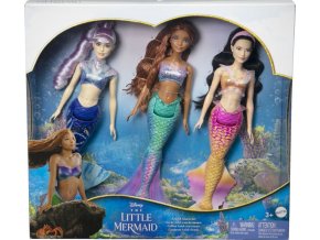 Disney sada 3 ks panenek Malá mořská víla a sestřičky