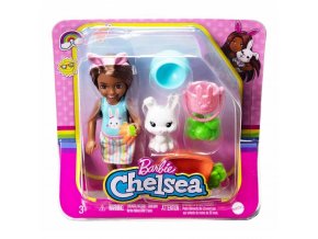 Barbie Chelsea panenka a domácí mazlíčci Haustiere a králíček