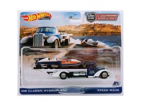 Hot Wheels Premium Car Team Transport Speed Boat With Spedwaze