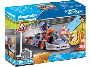 PLAYMOBIL® 71187 Motokárový závodník