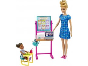 Barbie povolání Učitelka v modrých šatech