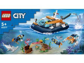 LEGO® City 60377 Průzkumná ponorka potápěčů