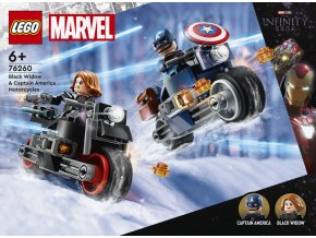 LEGO® Marvel 76260 Black Widow a Captain America na motorkách