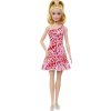 Barbie modelka růžové květinové šaty