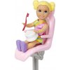 Barbie povolání herní set s panenkou zubařka hnědovláska